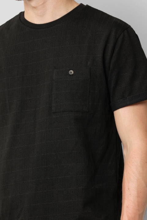 Clean Cut Copenhagen Timothy Structured Tee Black