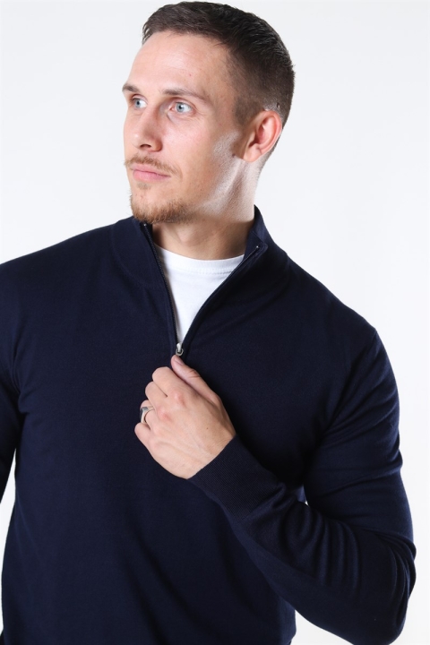 Jeff Argento Half Zip Sticka Navy