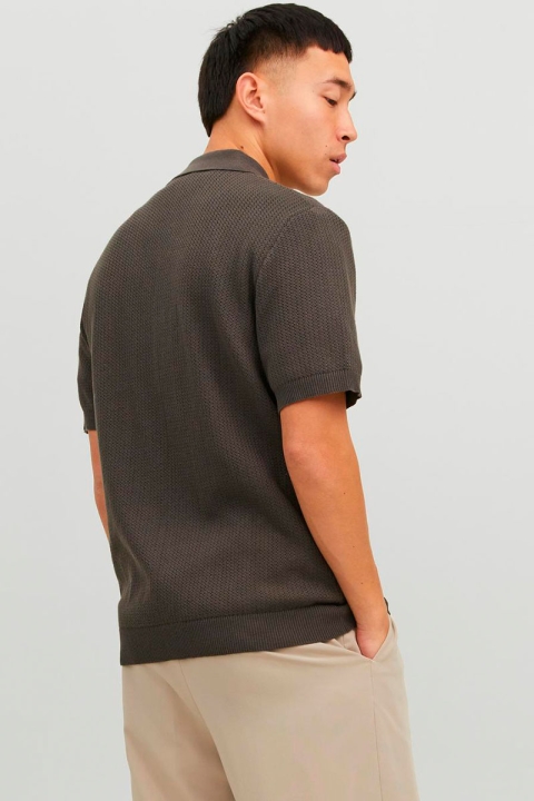 Jack & Jones JPRBLAWOODY KNIT POLO Raven