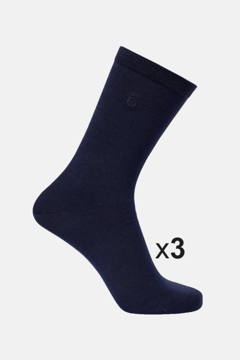 Resterröds Bamboo Strumpor 3-Packs Blue