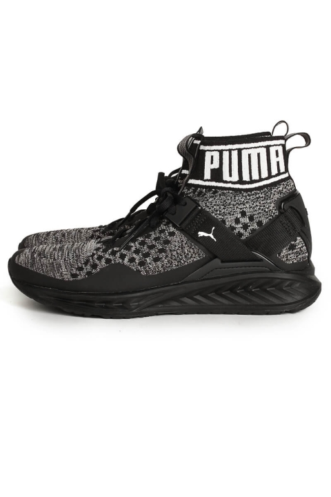 Puma Ignite Evoknit Black-Quiet Shade-Black