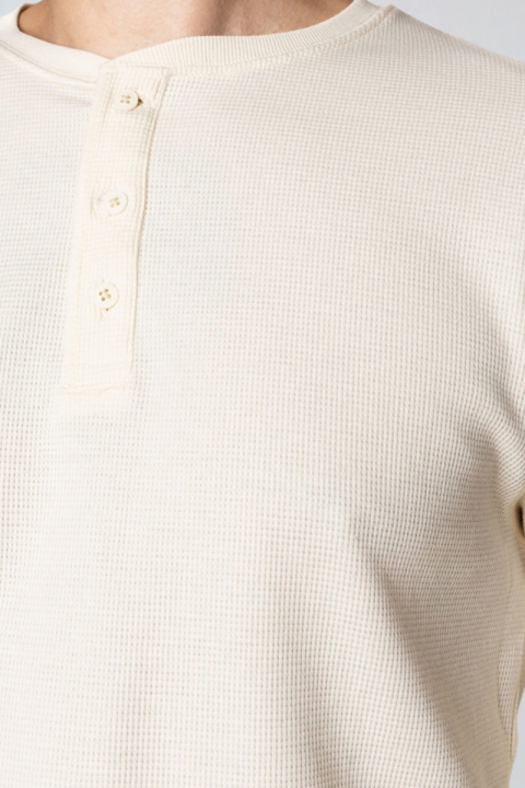 Clean Cut Copenhagen Cal L/S grandad Ecru Melange