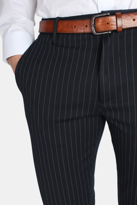 Gabba Pisa Chino Pinstripe Byxor Navy Stripe