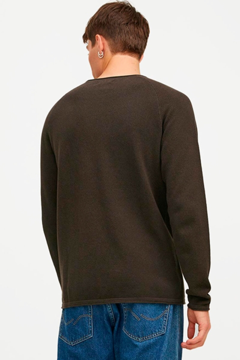 Jack & Jones JJEHILL KNIT CREW NECK NOOS Mulch