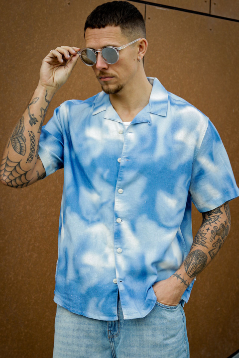 Solid Olioli SS Shirt Star Sapphire