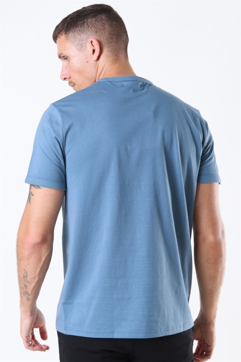 Fred Perry Ringaer T-Shirt Blue Estate