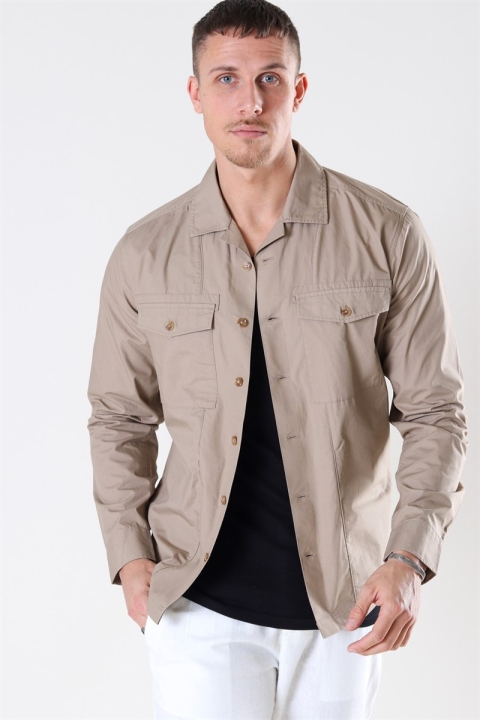 Only & Sons Aiden LS Light Overshirt Chinchilla