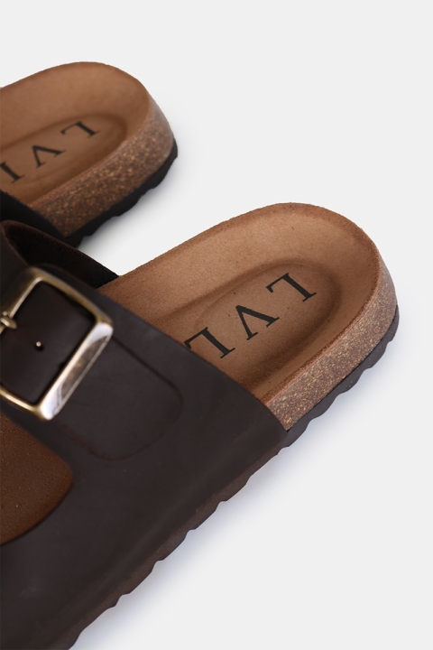 LVL Alex Bio-Sandal Dark Brown