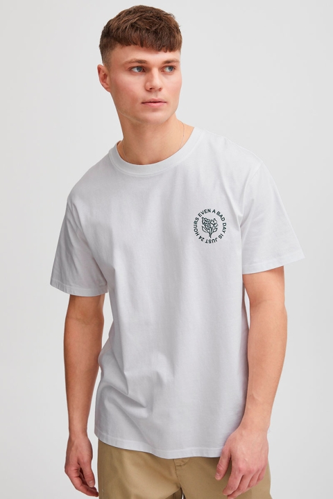 Solid Gekko Tee White