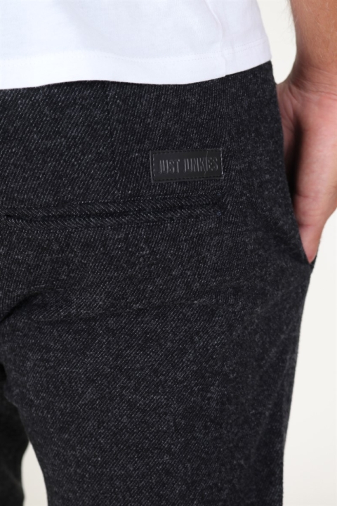 Just Junkies Linus Slim Wool Byxor Antracite