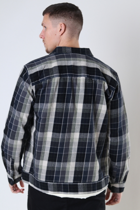 ONLY & SONS ONSAJAY LS CHECK OVERSHIRT Black