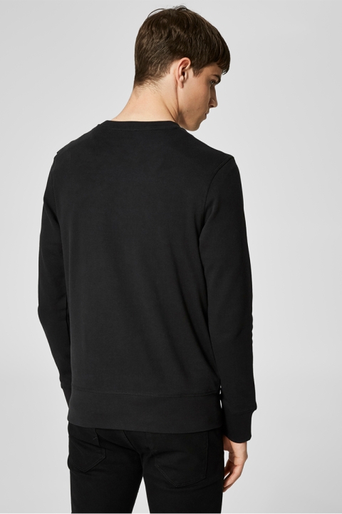 Selected SLHCALEB CREW NECK SWEAT W 2 PACK Black