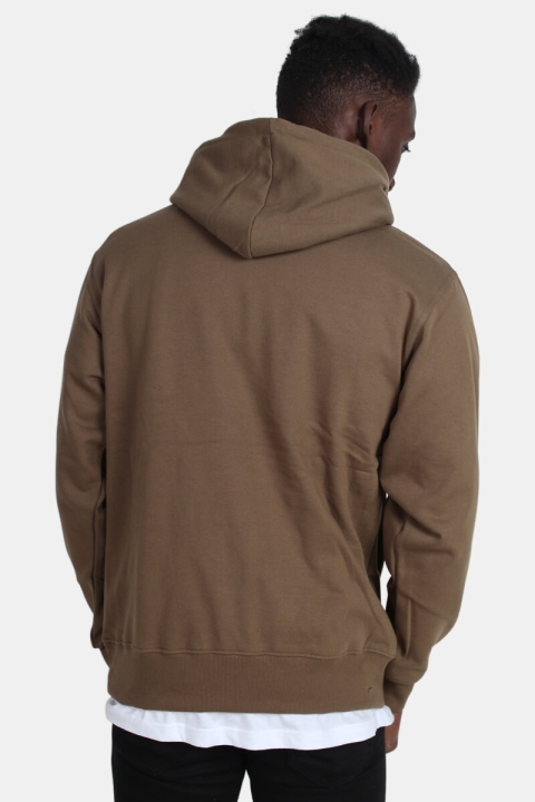 Basic Brand Hooded Tröja Army