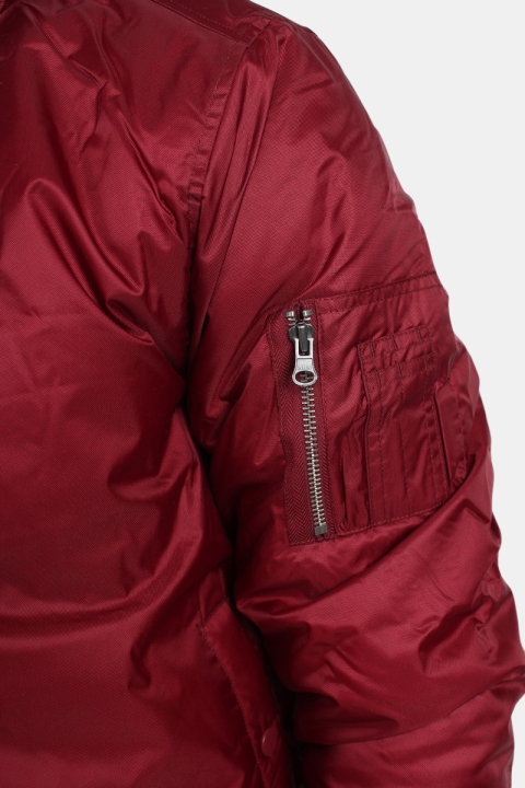 Urban Classics Bomber Jacka Burgundy