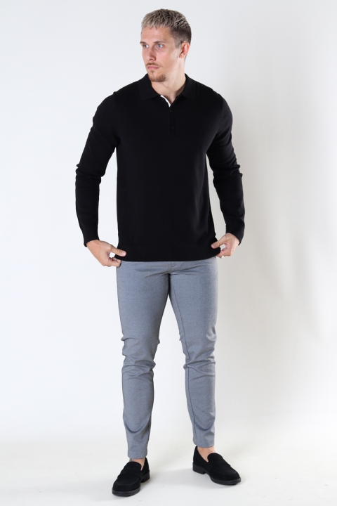 ONLY & SONS ONSCHRISTOPH LIFE POLO KNIT Black