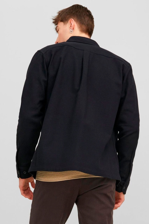 Jack & Jones Roy Solid Overshirt Black Beauty