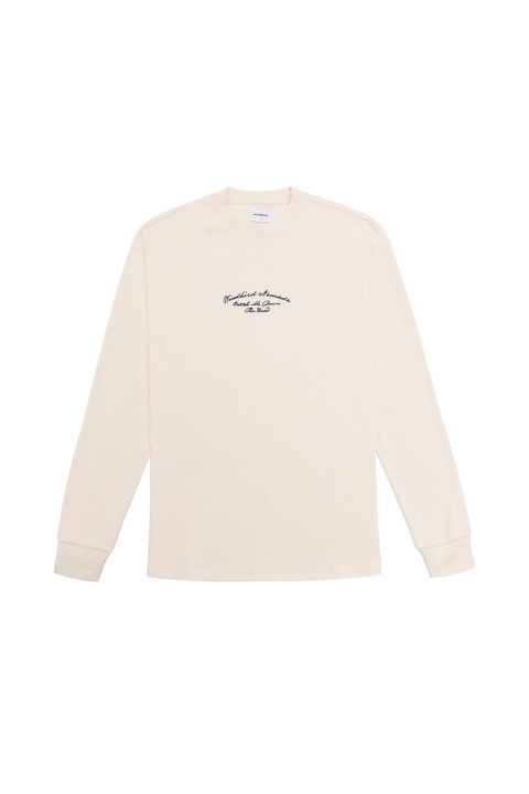 Woodbird Harbour Road LS Off White