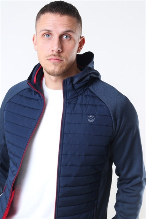 Jack & Jones Multi Quilted Jacka Navy Blazer