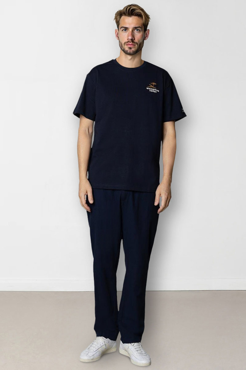 Clean Cut Copenhagen Fred organic T-shirt SS Navy