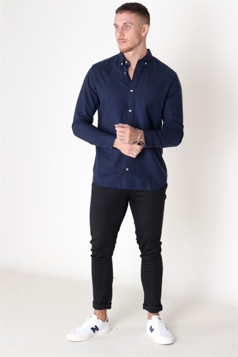 Jack & Jones Summer Skjorta L/S Navy Blazer