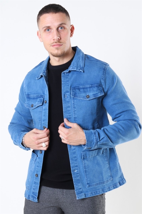 Denim Project Denim Over Jacka Medium Blue