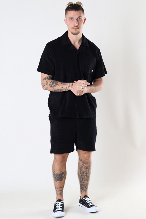 Woodbird Bommy Terry Shorts Black