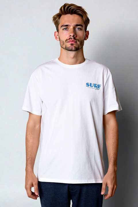 Clean Cut Copenhagen Surf T-shirt White