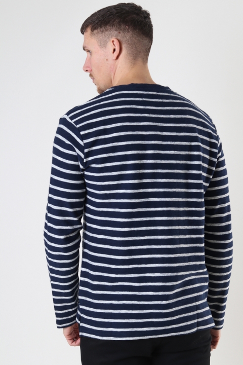 Clean Cut Copenhagen Richard Organic Sweat Navy / Ecru