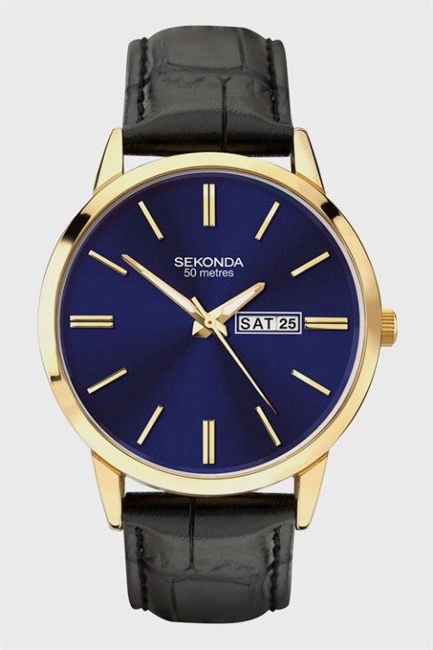 Sekonda 1863 Classic Dark Brown Leather Klocka