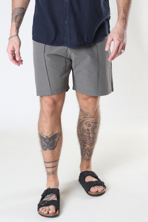 Woodbird Hansi Track Shorts Antra Grey