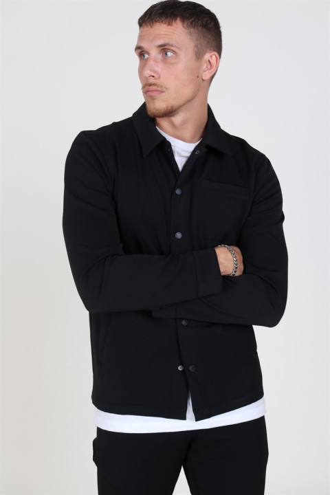 Woodbird Brenti Overshirt Black