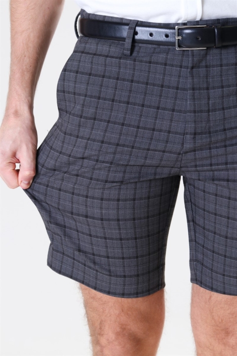 Clean Cut Milano Marcel Shorts Grey Checked