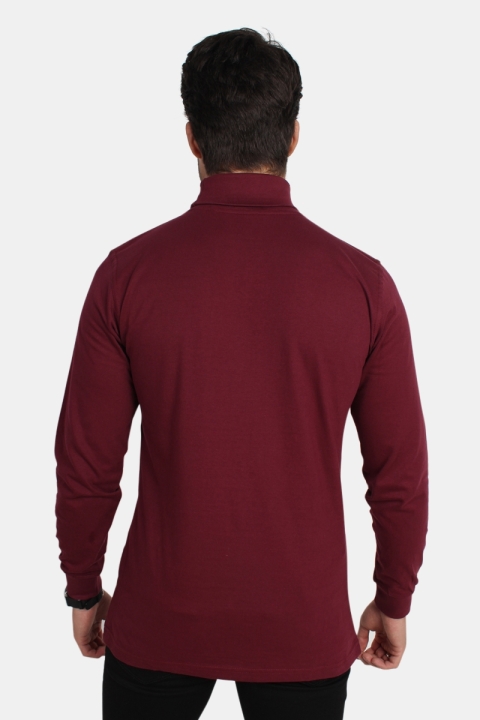 Basic Brand Turtleneck Burgundy