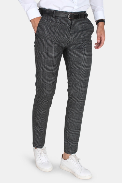 Selected One-MyLo Prince Byxor Grey Check