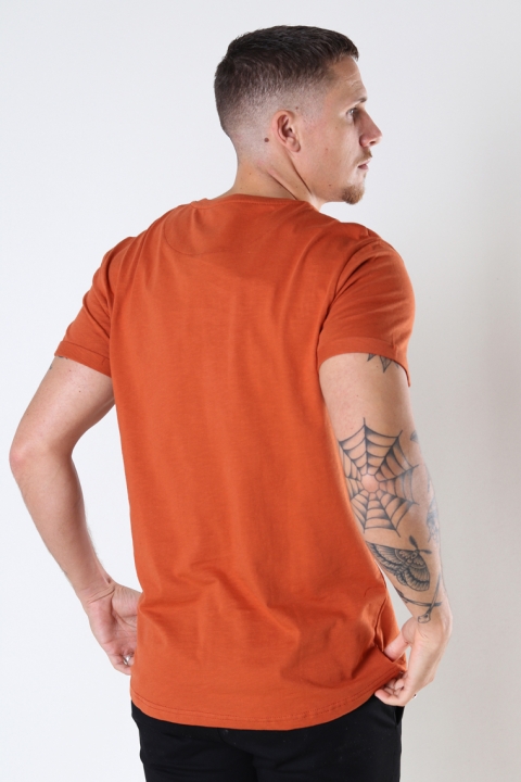 Clean Cut Copenhagen Kolding Organic Tee S/S Bombay Orange