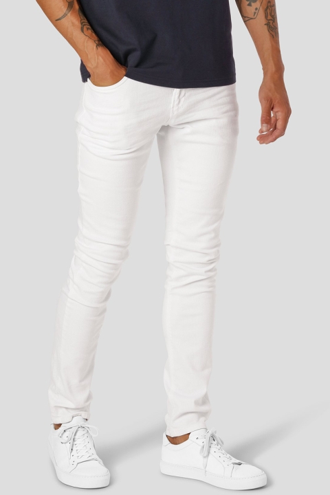 Clean Cut Copenhagen David Slim Stretch Jeans White Denim