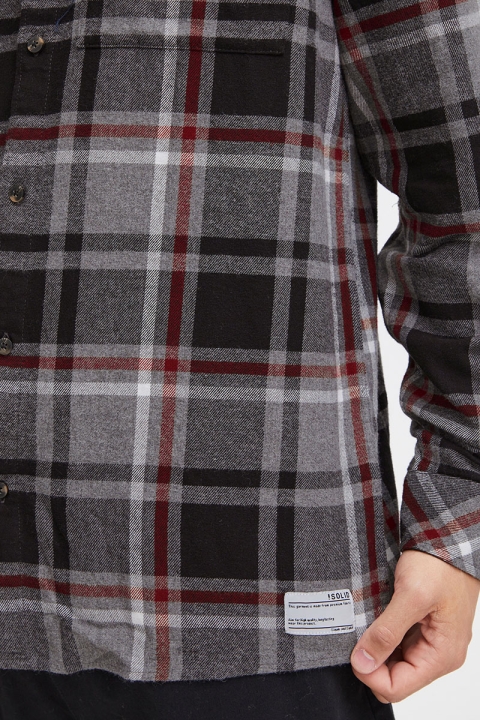 Solid Craig Shirt Gray Melange