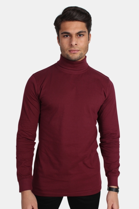 Basic Brand Turtleneck Burgundy