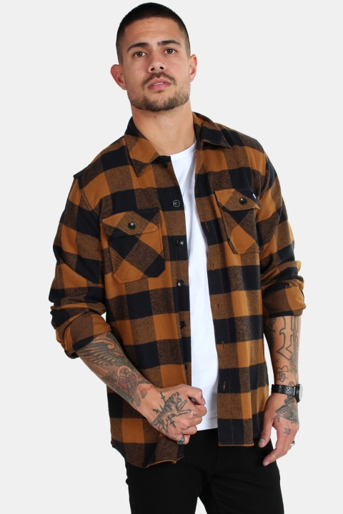 DICKIES NEW SACRAMENTO SHIRT  BROWN DUCK