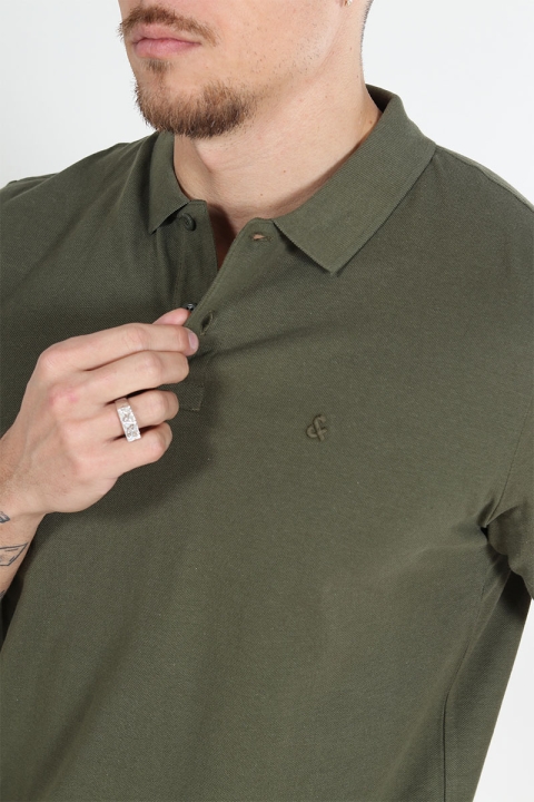 Jack & Jones Basic Polo SS Olive Night