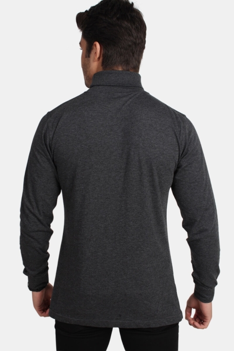 Basic Brand Turtleneck Dark Antracite