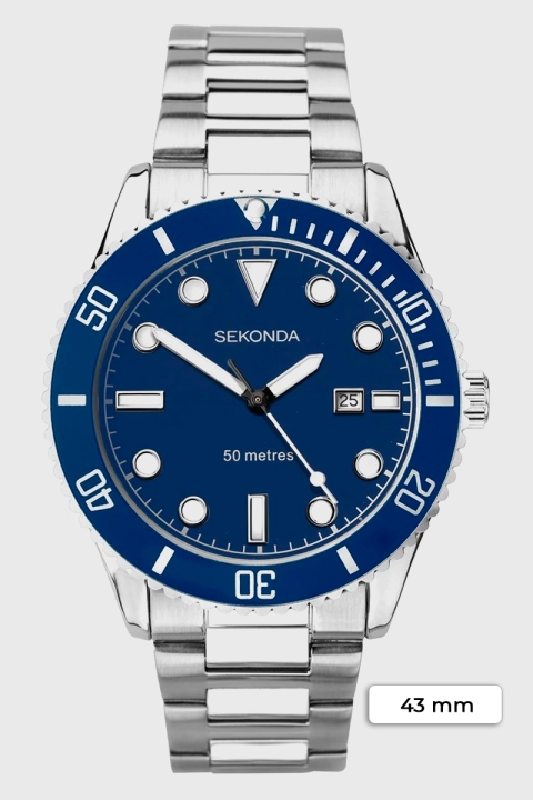 Sekonda 1789 Stainless Steel Bracelet Klocka