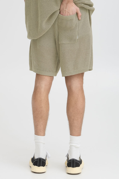 Solid Petri Knit Shorts Vetiver