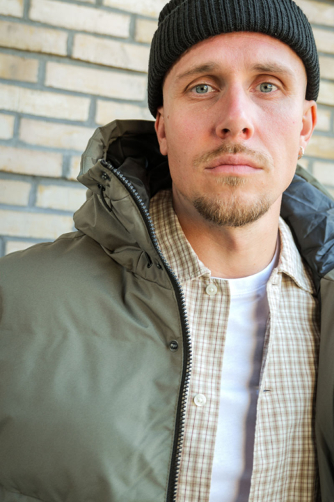 Jack & Jones Alpha Puffer Jacket Dusty Olive