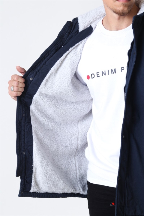 Denim Project Teddy Parka Jacka Navy