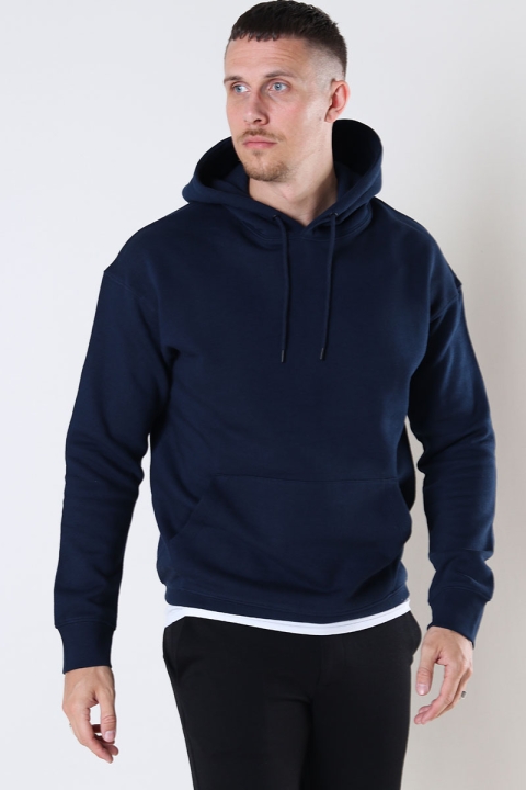 Jack & Jones STAR BASIC SWEAT HOOD Navy Blazer