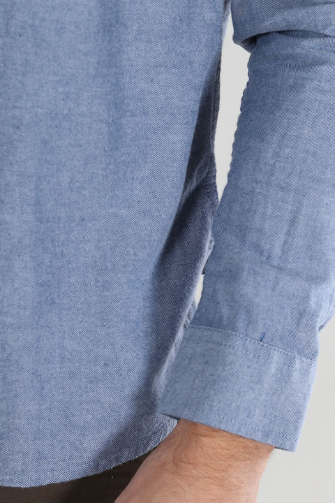 Kronstadt Johan Diego Cotton shirt Navy Mix