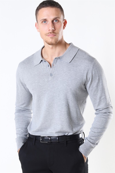 Jeff Acheletta Polo Sticka Light Grey Mix