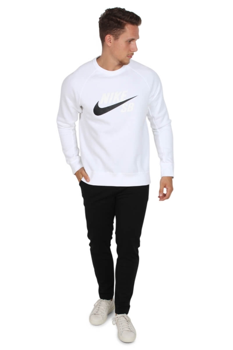 Nike SB Icon Crewneck Tröja White