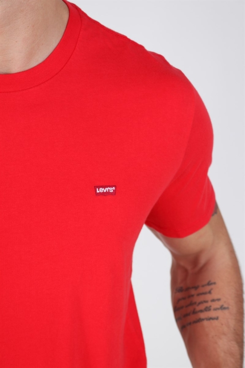 Levis Original T-shirt Brilliant Red